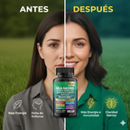 Más energía, mejor ánimo y un cuerpo equilibrado — todo en un solo suplemento 8 en 1