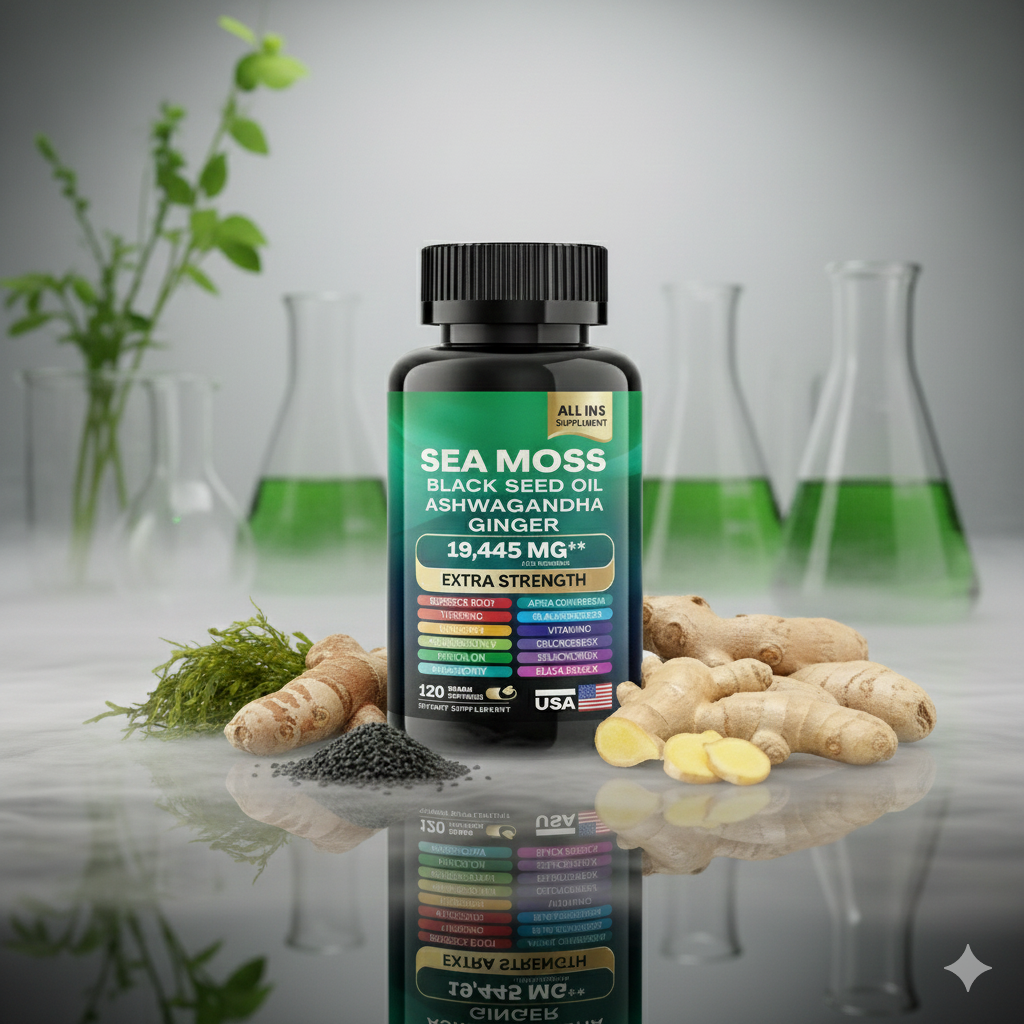 Más energía, mejor ánimo y un cuerpo equilibrado — todo en un solo suplemento 8 en 1